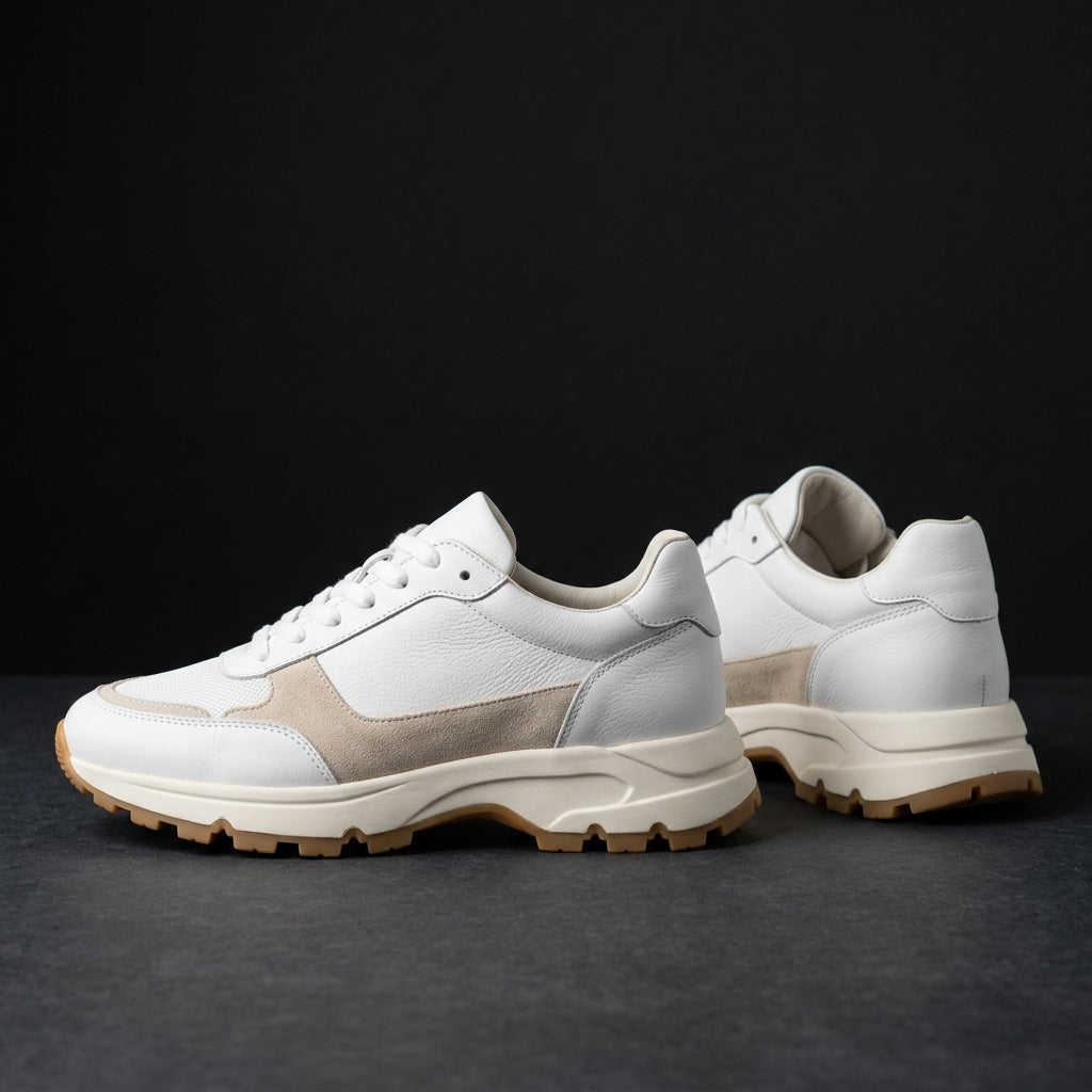 New balance beige suide